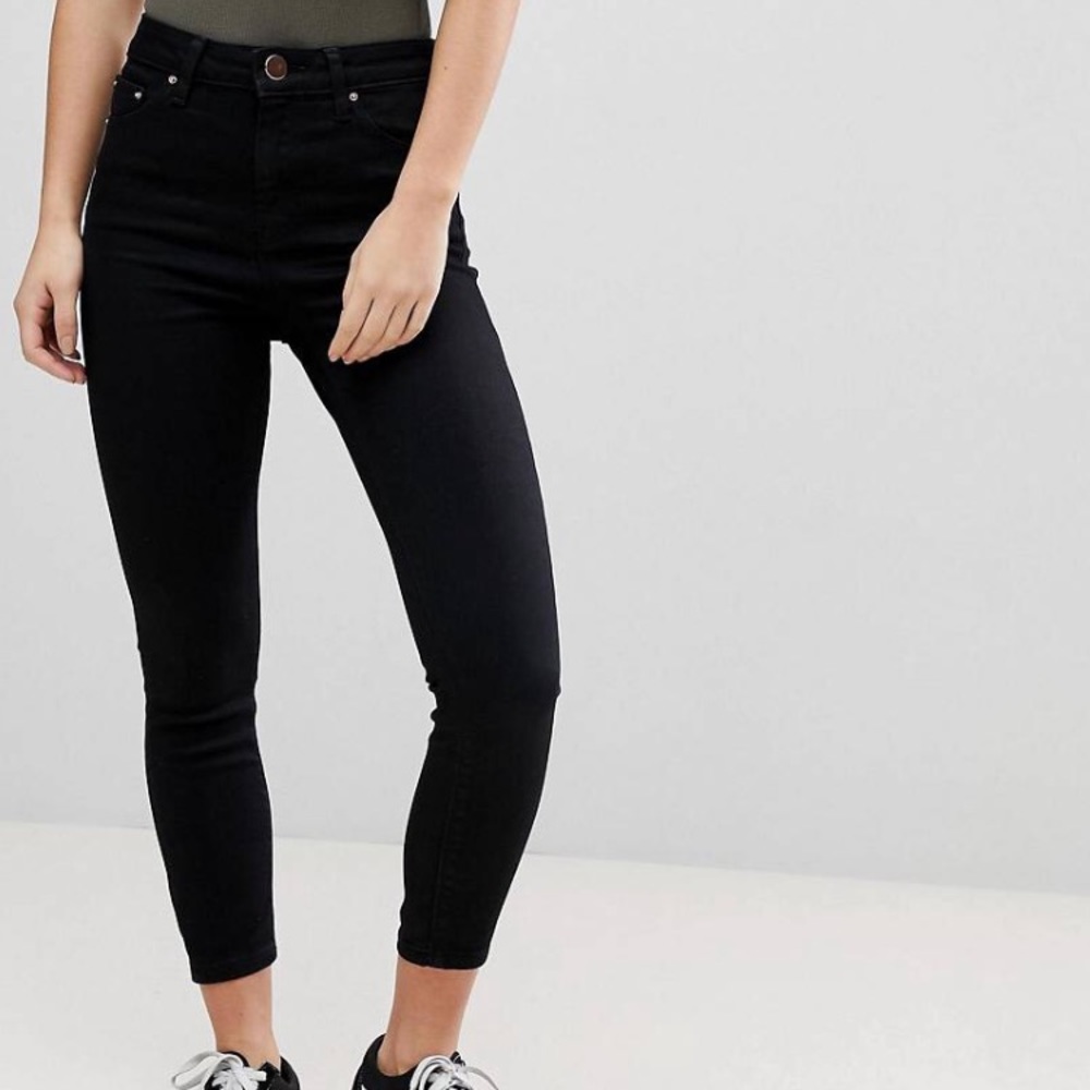 ASOS Design Ridley high waisted skinny jeans